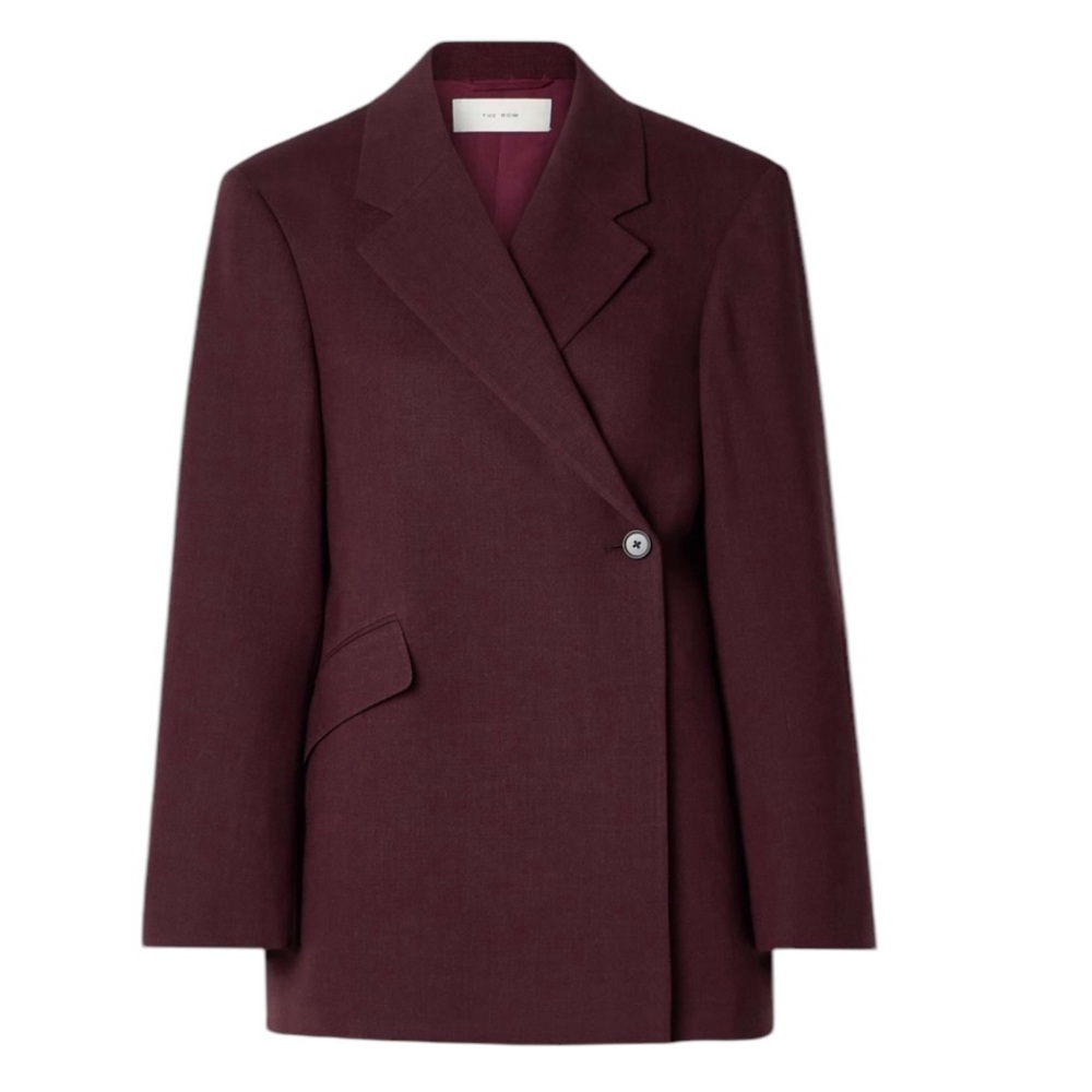 The Row Azul One-Button Wool Jacket - Picture 2 of 7